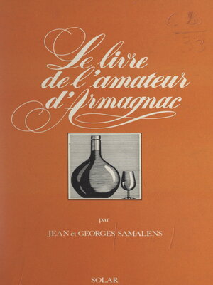 cover image of Le livre de l'amateur d'Armagnac